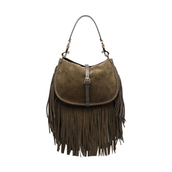 ETRO Handbags - Etro Women Medium Suede Pony Shoulder Bag